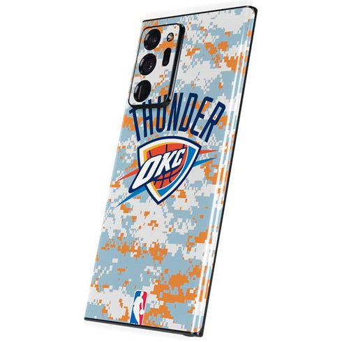 NBA Oklahoma City Thunder Digi Camo Galaxy Note20 Ultra 5G Skin
