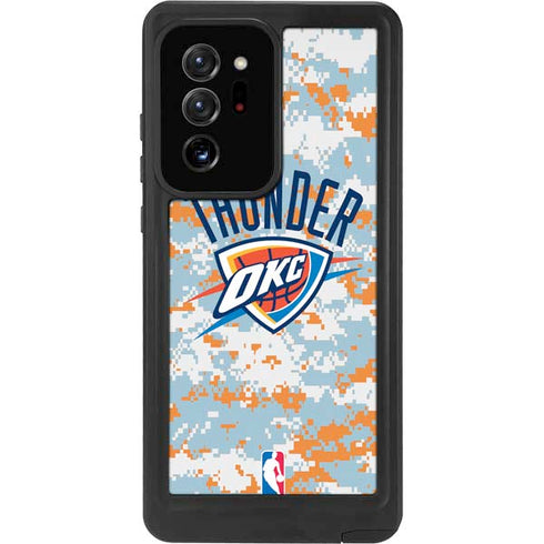NBA Oklahoma City Thunder Digi Camo Galaxy Note20 Ultra 5G Waterproof Case