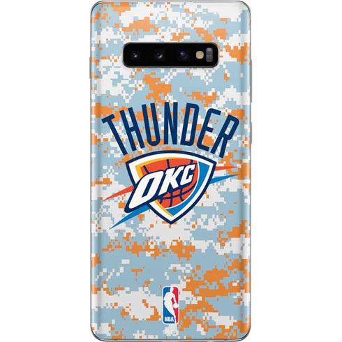 NBA Oklahoma City Thunder Digi Camo Galaxy S10 Plus Skin