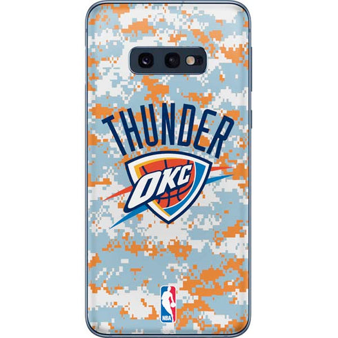 NBA Oklahoma City Thunder Digi Camo Galaxy S10e Skin