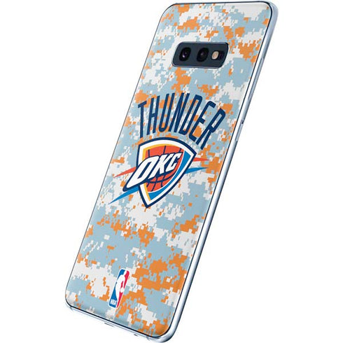 NBA Oklahoma City Thunder Digi Camo Galaxy S10e Skin