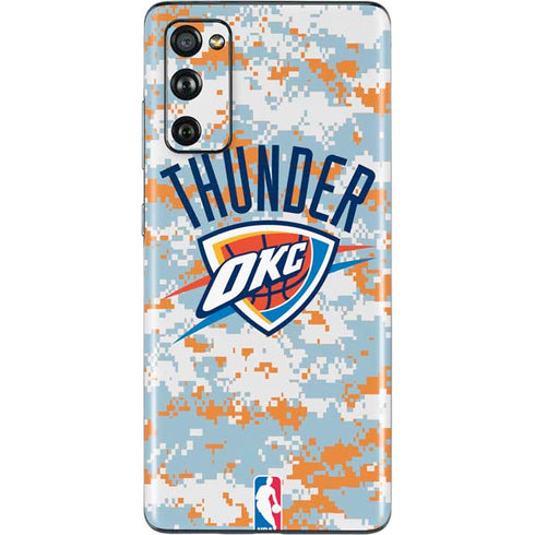 NBA Oklahoma City Thunder Digi Camo Galaxy S20 Fan Edition Skin
