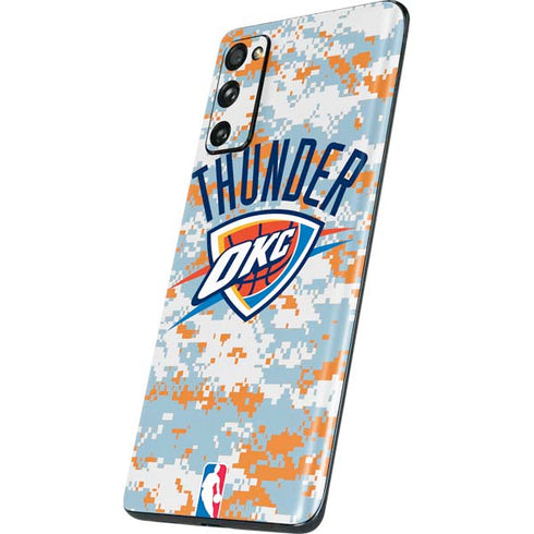 NBA Oklahoma City Thunder Digi Camo Galaxy S20 Fan Edition Skin