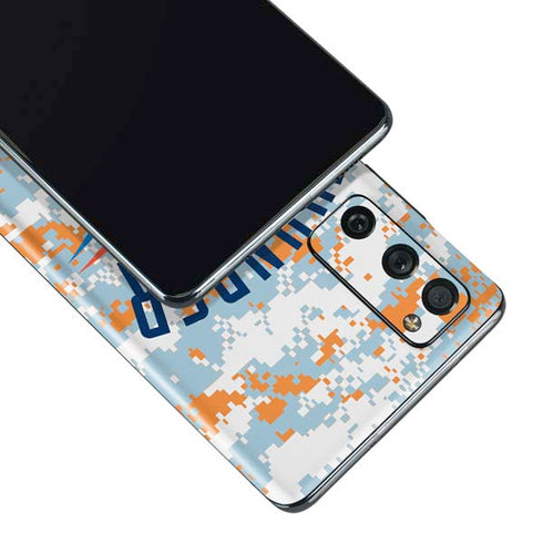 NBA Oklahoma City Thunder Digi Camo Galaxy S20 Fan Edition Skin