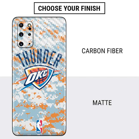 NBA Oklahoma City Thunder Digi Camo Galaxy S20 Plus Skin