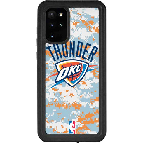 NBA Oklahoma City Thunder Digi Camo Galaxy S20 Plus Waterproof Case