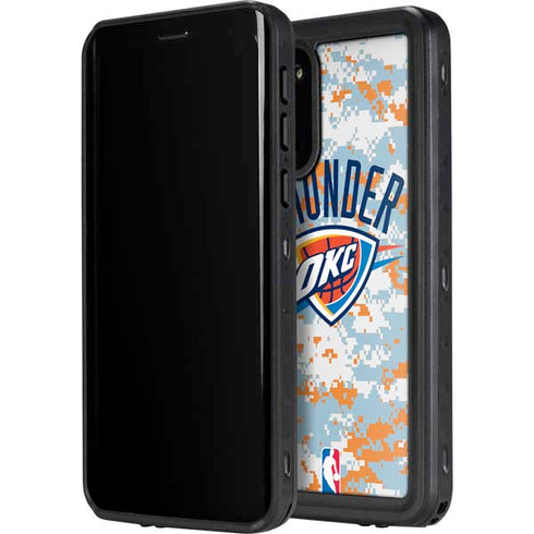NBA Oklahoma City Thunder Digi Camo Galaxy S20 Plus Waterproof Case