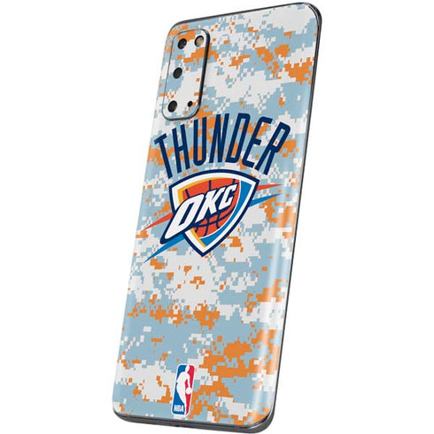 NBA Oklahoma City Thunder Digi Camo Galaxy S20 Skin