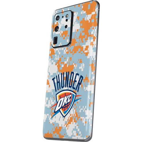 NBA Oklahoma City Thunder Digi Camo Galaxy S20 Ultra 5G Skin