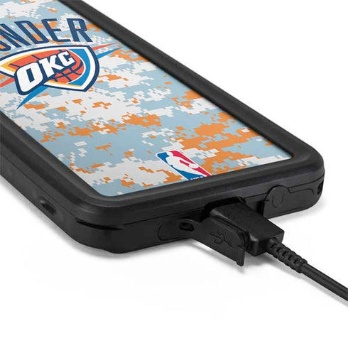 NBA Oklahoma City Thunder Digi Camo Galaxy S20 Waterproof Case