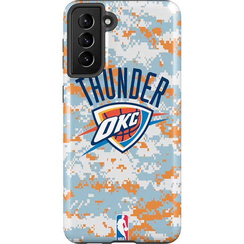NBA Oklahoma City Thunder Digi Camo Galaxy S21 FE Pro Case