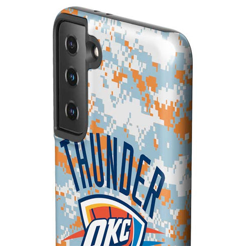 NBA Oklahoma City Thunder Digi Camo Galaxy S21 FE Pro Case