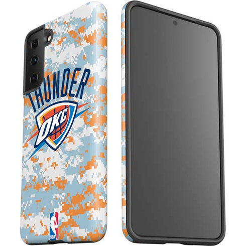 NBA Oklahoma City Thunder Digi Camo Galaxy S21 FE Pro Case