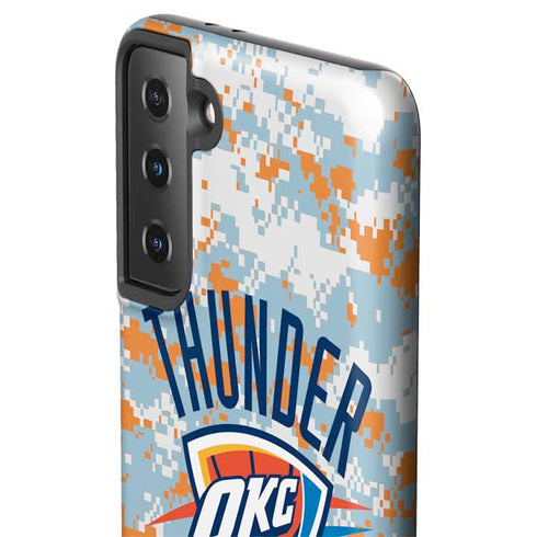 NBA Oklahoma City Thunder Digi Camo Galaxy S21 Plus 5G Pro Case