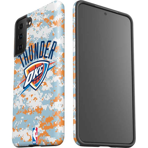 NBA Oklahoma City Thunder Digi Camo Galaxy S21 Plus 5G Pro Case