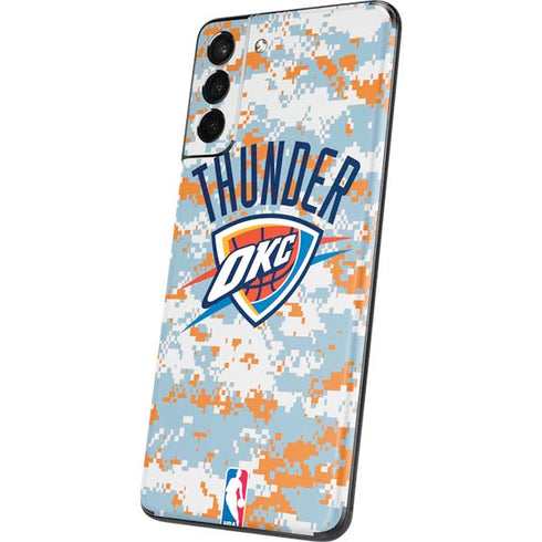 NBA Oklahoma City Thunder Digi Camo Galaxy S21 Plus 5G Skin