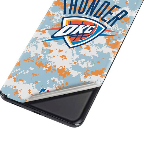 NBA Oklahoma City Thunder Digi Camo Galaxy S21 Ultra 5G Skin
