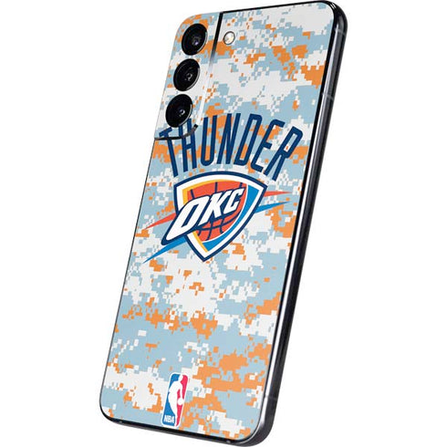 NBA Oklahoma City Thunder Digi Camo Galaxy S22 Plus Skin