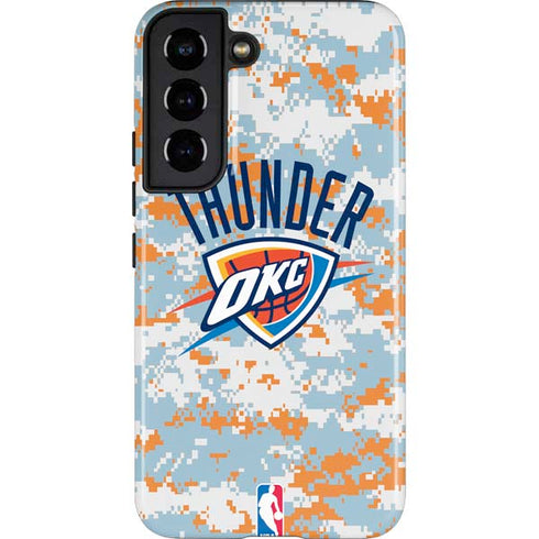 NBA Oklahoma City Thunder Digi Camo Galaxy S22 Pro Case