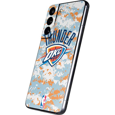 NBA Oklahoma City Thunder Digi Camo Galaxy S22 Skin