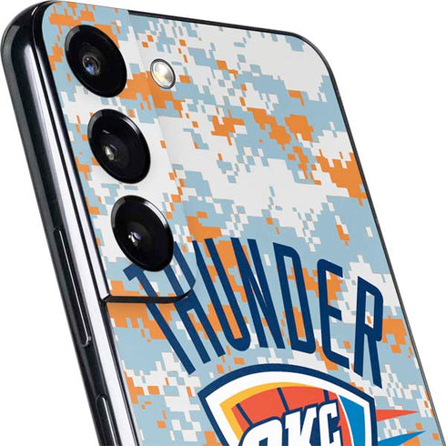 NBA Oklahoma City Thunder Digi Camo Galaxy S22 Skin