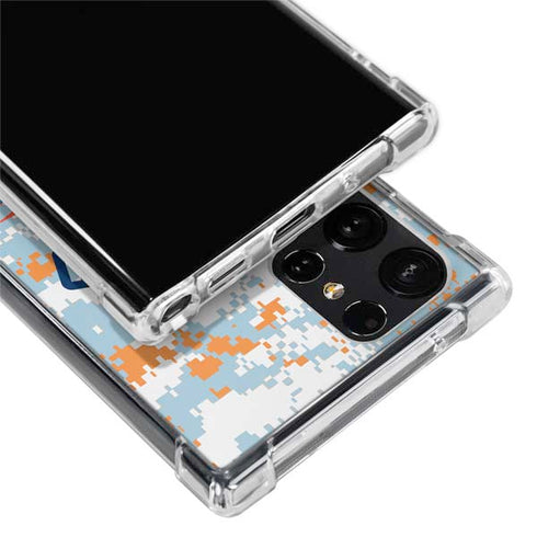 NBA Oklahoma City Thunder Digi Camo Galaxy S22 Ultra Clear Case