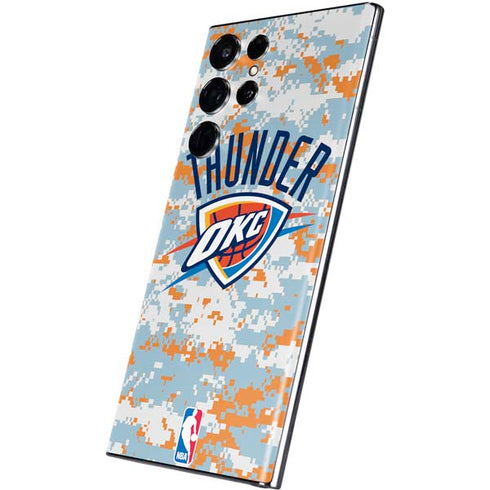 NBA Oklahoma City Thunder Digi Camo Galaxy S22 Ultra Skin