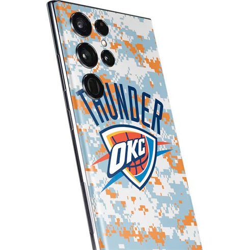 NBA Oklahoma City Thunder Digi Camo Galaxy S22 Ultra Skin