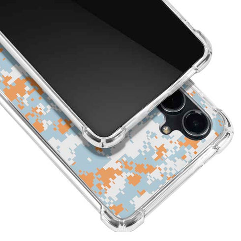 NBA Oklahoma City Thunder Digi Camo Galaxy S23 FE Clear Case