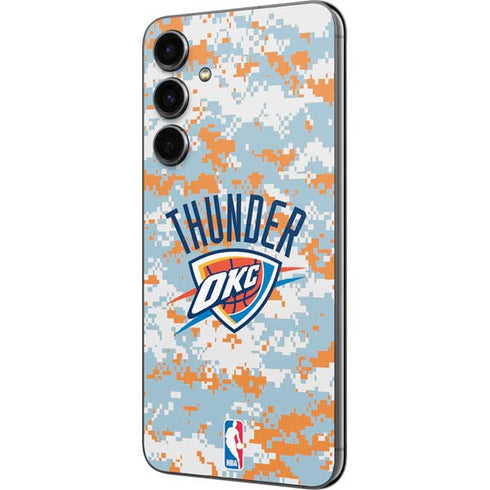 NBA Oklahoma City Thunder Digi Camo Galaxy S23 FE Skin