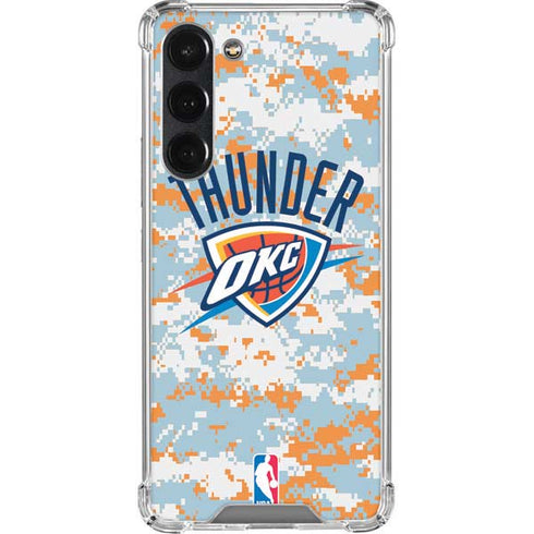 NBA Oklahoma City Thunder Digi Camo Galaxy S23 Plus Clear Case