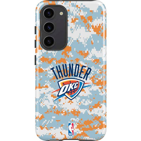NBA Oklahoma City Thunder Digi Camo Galaxy S23 Plus Pro Case
