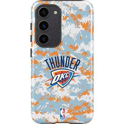 NBA Oklahoma City Thunder Digi Camo Galaxy S23 Pro Case