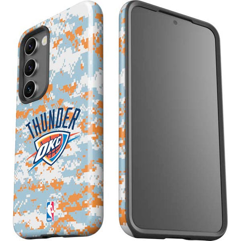 NBA Oklahoma City Thunder Digi Camo Galaxy S23 Pro Case