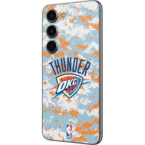 NBA Oklahoma City Thunder Digi Camo Galaxy S23 Skin