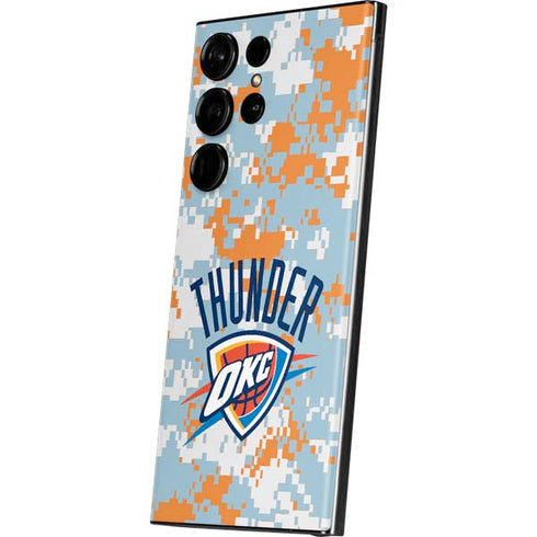 NBA Oklahoma City Thunder Digi Camo Galaxy S23 Ultra Skin