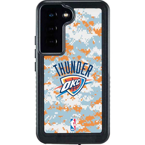 NBA Oklahoma City Thunder Digi Camo Galaxy S23 Waterproof Case