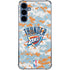 NBA Oklahoma City Thunder Digi Camo Galaxy S24 Clear Case