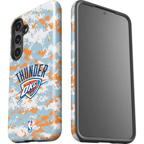 NBA Oklahoma City Thunder Digi Camo Galaxy S24 Impact Case