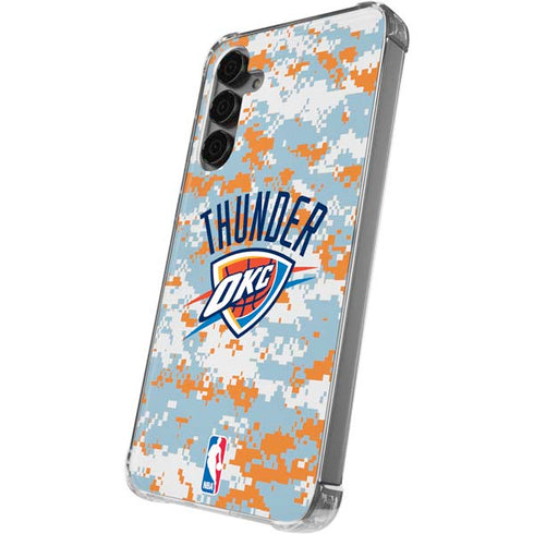 NBA Oklahoma City Thunder Digi Camo Galaxy S24 Plus Clear Case