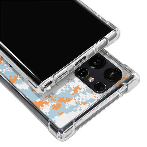 NBA Oklahoma City Thunder Digi Camo Galaxy S24 Ultra Clear Case