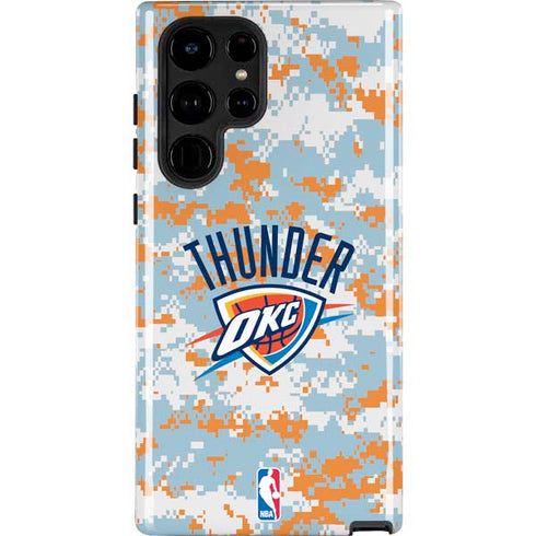 NBA Oklahoma City Thunder Digi Camo Galaxy S24 Ultra Impact Case