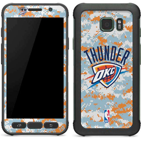 NBA Oklahoma City Thunder Digi Camo Galaxy S7 Active Skin