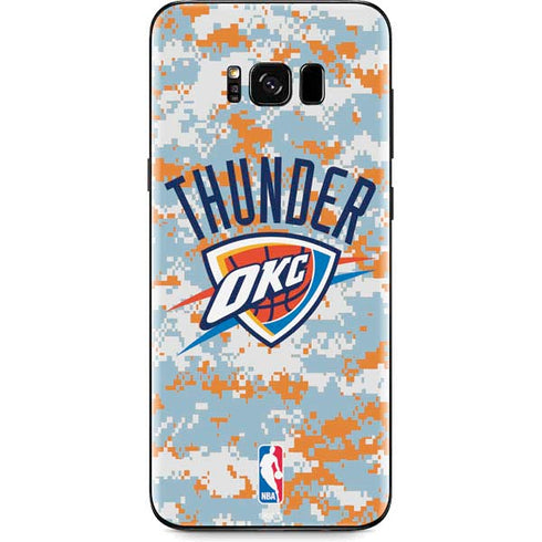 NBA Oklahoma City Thunder Digi Camo Galaxy S8 Plus Skin