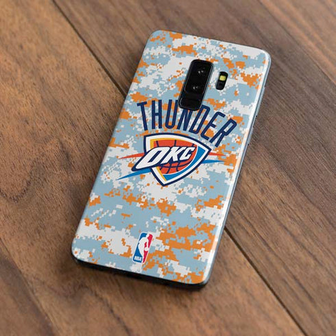 NBA Oklahoma City Thunder Digi Camo Galaxy S9 Plus Skin