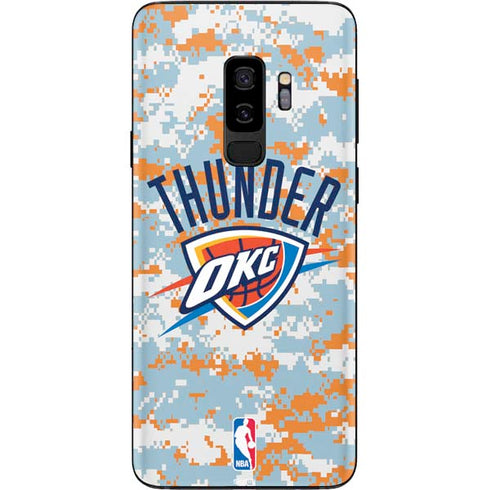 NBA Oklahoma City Thunder Digi Camo Galaxy S9 Plus Skin
