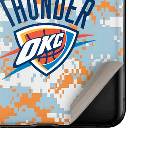 NBA Oklahoma City Thunder Digi Camo Galaxy Z Flip Skin