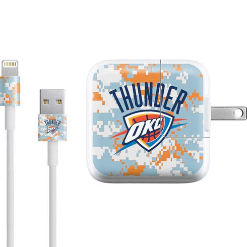 NBA Oklahoma City Thunder Digi Camo iPad Charger (10W USB) Skin