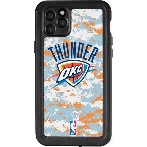 NBA Oklahoma City Thunder Digi Camo iPhone 11 Pro Max Waterproof Case