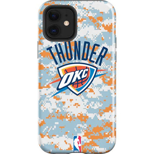 NBA Oklahoma City Thunder Digi Camo iPhone 12 Impact Case